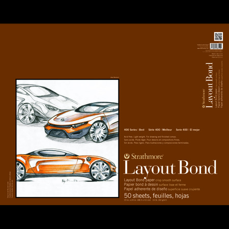 STRATHMORE ARTIST PAPERS Strathmore 400 Series Layout Bond - 19X24 411-19-1